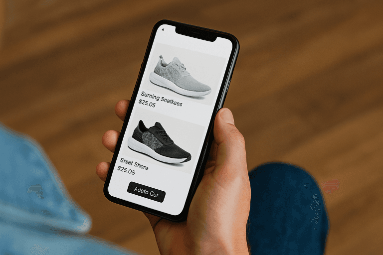 نمونه رابط کاربری موبایل